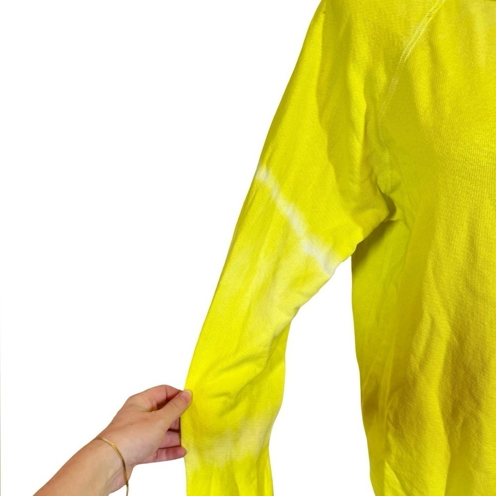 FREECITY Lucky Rabbit Sweatshirt Glowplant Yellow Rabbit Supersaturated Sunfade - Picture 5 of 12